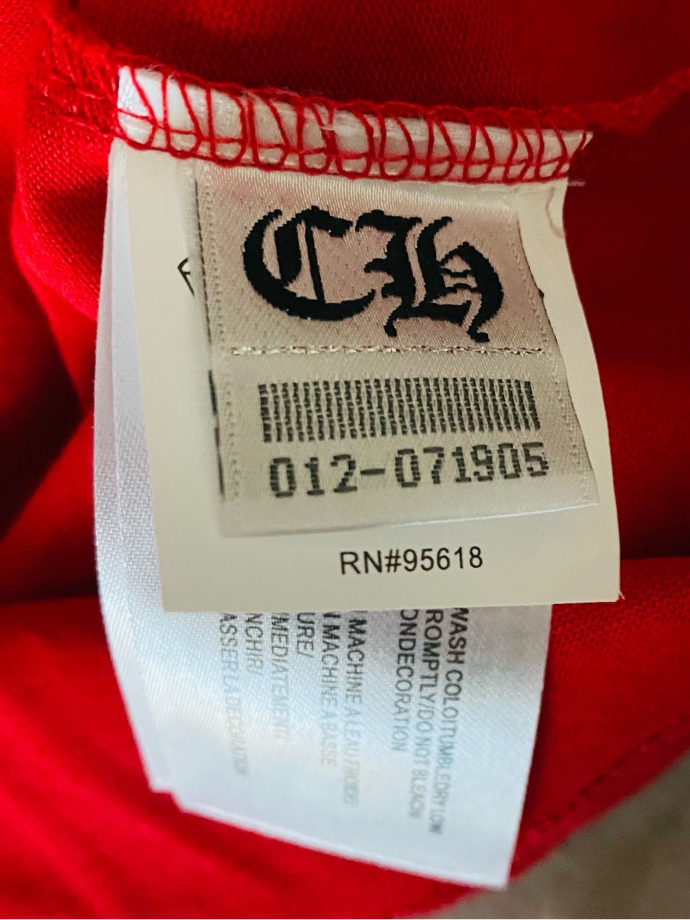 Chrome Hearts Long Sleeve Pocket Tee-Shirt XL - Picture 5 of 8